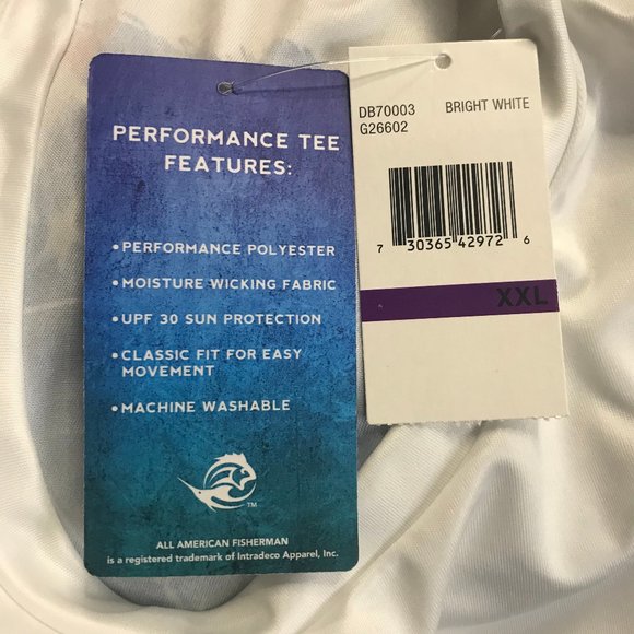 All-American Fishing Ultimate Dri Fit Fishing Shirt UPF 50+ Men's Long Sleeve - Picture 6 of 6